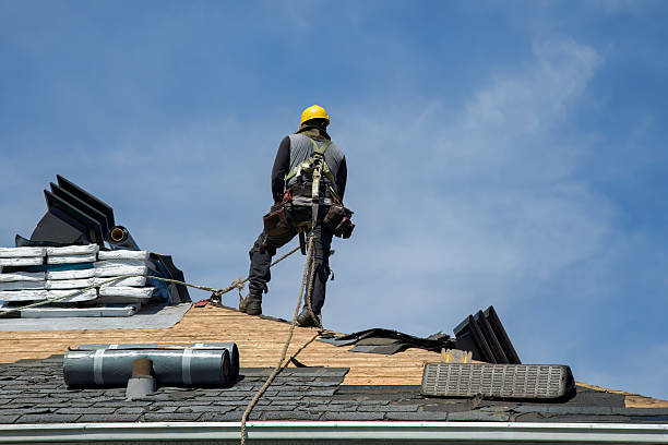 Professional Flat Roof Repair technician working in Quincy, IL
